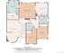 Detailed floor plan showcasing the layout of the primary bedroom, bathroom, and additional rooms at 9832 N Crystal Lake Dr, Littleton, CO 80125