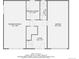 Floorplan of the basement showing a recreation room, bathroom and garage at 5153 Scranton St, Denver, CO 80239