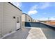 Stylish roof deck with modern flooring, and secure railing, offering great outdoor space at 2140 S Ash St # 105, Denver, CO 80222