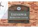 Close-up of the Eisenhower Recreation Center sign at 2140 S Ash St # 105, Denver, CO 80222