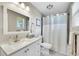 A full bathroom with a shower-tub combo and a white cabinet sink at 3561 W 131St Ave, Broomfield, CO 80020