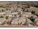 Expansive aerial view of a residential community, showcasing the well-planned neighborhood layout at 14033 E Whitaker Dr, Aurora, CO 80015