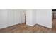 The living room showcases hardwood floors and a closet at 575 2Nd St, Bennett, CO 80102