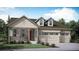 Charming single-Gathering home with a welcoming front porch, well-manicured lawn, and a spacious three-car garage at 3895 Buttongrass Trl, Castle Rock, CO 80108