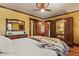 Comfortable bedroom with beautiful hardwood floors and lots of storage at 2716 N Vine St, Denver, CO 80205