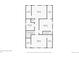 Floor plan for the second floor showing three bedrooms, a bathroom, and multiple closets at 2716 N Vine St, Denver, CO 80205