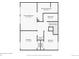 Second floor floor plan showing bedroom sizes and layout of closets and bathrooms at 4032 S Atchison Way, Aurora, CO 80014
