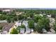 Aerial view showcasing a house and surrounding neighborhood at 2456 S Marion St, Denver, CO 80210