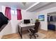 Bright office space with modern desk, providing an ideal work-from-home environment at 3336 N Saint Paul St, Denver, CO 80205
