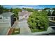 Aerial view of the home showcasing the landscaping, neighborhood and proximity to community amenities at 1169 S Alton Ct, Denver, CO 80247