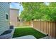 Backyard featuring artificial turf and low-maintenance landscaping at 1169 S Alton Ct, Denver, CO 80247