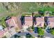 Aerial view of a suburban neighborhood showcasing the home's location at 21229 E 50Th Ave, Denver, CO 80249