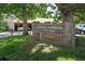 Community sign for Snug Harbor Village at 6505 Kalua Rd # 104B, Boulder, CO 80301