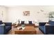 A comfortable and stylish living room area with modern furnishings and a decorative rug at 815 S Jersey St, Denver, CO 80224