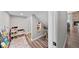 Finished basement area with a play area and decorative nook; plenty of room for storage at 12214 Stone Timber Ct, Parker, CO 80134