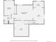 Floor plan of basement with measurements at 10050 Eagle Valley Way, Highlands Ranch, CO 80129