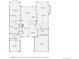 Floor plan of house with measurements at 10050 Eagle Valley Way, Highlands Ranch, CO 80129
