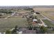 Aerial view showing the house and surrounding area at 12626 N 1St St, Parker, CO 80134