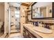 Double vanity bathroom with large walk-in shower at 12626 N 1St St, Parker, CO 80134