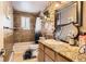 Bathroom features tile flooring and shower/tub combo at 12626 N 1St St, Parker, CO 80134
