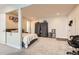 Basement bedroom with bed and closet at 12626 N 1St St, Parker, CO 80134