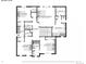 Second floor plan displaying bedrooms, bathrooms, walk-in closets, and the laundry room at 14850 Oslo Ave, Parker, CO 80134