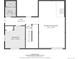 Floor plan of basement with recreation room, bedroom and bathroom at 8022 S Jay Dr, Littleton, CO 80128