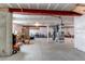 Unfinished basement with concrete walls and ceiling at 5540 Palomino Way, Frederick, CO 80504