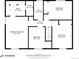 Upstairs floor plan showcasing bedrooms, bathrooms, and hall at 4196 S Reading Way, Denver, CO 80237