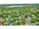 Neighborhood view showcasing the property's location near a lake and surrounded by mature trees at 4848 S Pitkin Way, Aurora, CO 80015