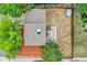 Aerial view of the property showcasing the backyard with deck and fenced yard at 4848 S Pitkin Way, Aurora, CO 80015