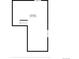 Basement floor plan with dimensions of 21'9