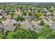 A scenic aerial view of a residential neighborhood with tree-lined streets and single-Gathering homes at 6017 S Pierson St, Littleton, CO 80127