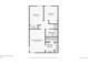 Floor plan displaying second floor layout, including bedrooms, bathrooms, closets, and stairs at 6017 S Pierson St, Littleton, CO 80127