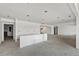 Unfinished living room featuring a stairway and recessed lighting throughout at 1286 Lisbon Dr, Parker, CO 80138