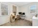 Bright home office space with large windows and neutral decor at 2441 E 47Th Ave, Denver, CO 80216