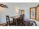 This dining room features hardwood floors and custom Colorado wall decor at 400 Argentine St, Georgetown, CO 80444
