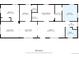 Detailed floor plan showcasing the layout of a home with measurements for the living room, bedrooms, and kitchen at 247 Tipple Pkwy, Frederick, CO 80530