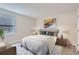 Stylish bedroom featuring a bed with bedside tables and modern decor at 4281 S Salida Way # 8, Aurora, CO 80013