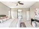 Spacious primary bedroom with a walk-in closet and an ensuite bathroom at 11100 Pastel Pt, Parker, CO 80134