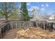 Private backyard with wooden deck and fenced-in yard, perfect for outdoor living at 3006 W 107Th Pl # D, Westminster, CO 80031