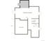 Basement floor plan showing unfinished basement with stair access at 25254 E Warren Pl, Aurora, CO 80018