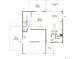 Detailed floor plan showcasing the open concept design of the kitchen, great room, and dining area at 4464 Boone Cir, Brighton, CO 80601