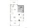 Floor plan showcasing a gourmet kitchen, dining area, great room and covered balcony on the second floor at 8511 Snake River St, Littleton, CO 80125