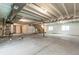 Unfinished basement with exposed ceiling beams, wrapped walls, and concrete flooring at 13342 E 110Th Way, Commerce City, CO 80022