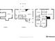 Three-story floor plan, showing a kitchen, living room, and multiple bedrooms at 447 Woodson Dr, Erie, CO 80516