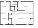 Simplified layout of the lower floor, showcasing bedrooms, bathroom, Gathering room, storage, and hallway at 6737 Lee St, Arvada, CO 80004