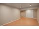 Spacious basement featuring recessed lighting and a storage closet at 2685 S Dayton Way # 145, Denver, CO 80231