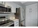 Well-equipped kitchen with stainless steel appliances and ample cabinet space for storage at 2685 S Dayton Way # 145, Denver, CO 80231