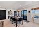 Finished basement with a dining area, offering extra space for entertaining at 27319 E Nova Cir, Aurora, CO 80016